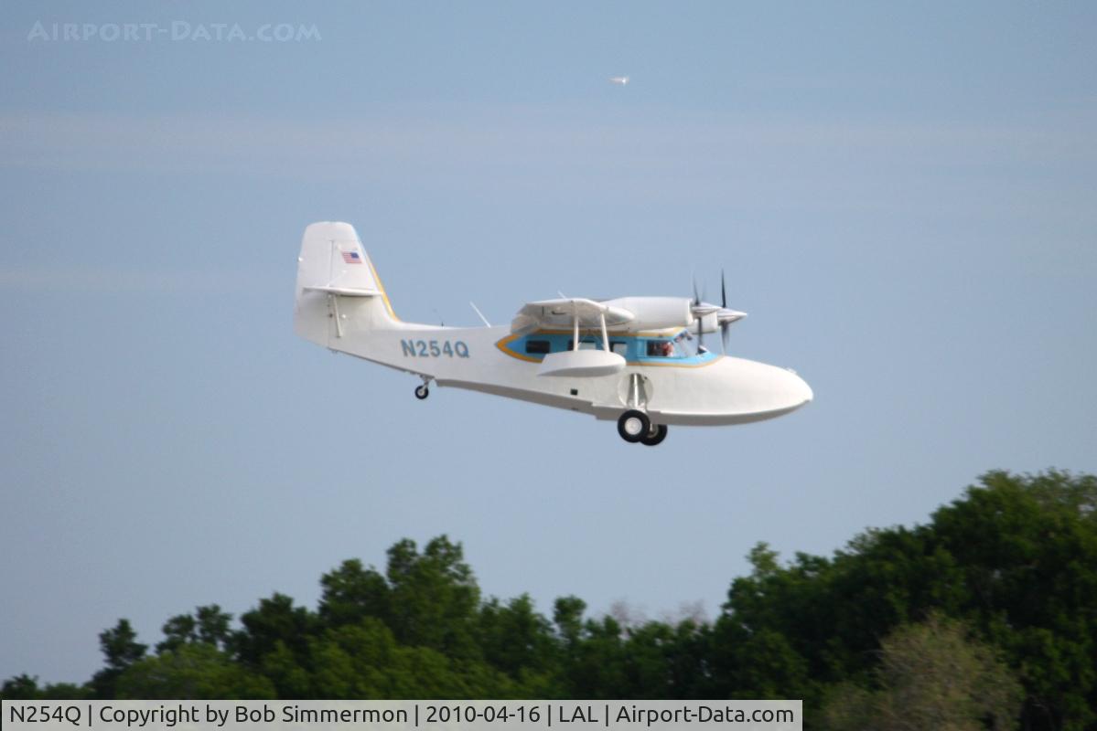 N254Q, 1941 Grumman G-44 Widgeon C/N 1210, Arriving at Lakeland, FL during Sun N Fun 2010.