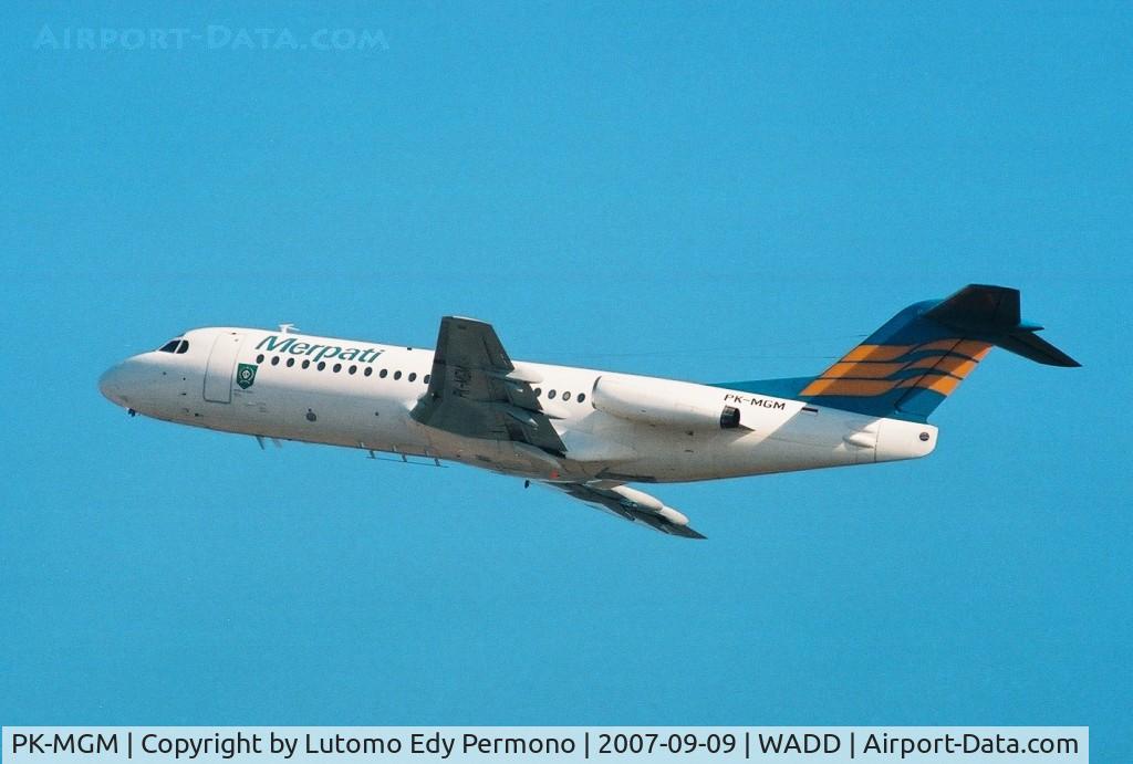 PK-MGM, 1983 Fokker F-28-4000 Fellowship C/N 11199, Merpati Nusantara Airlines