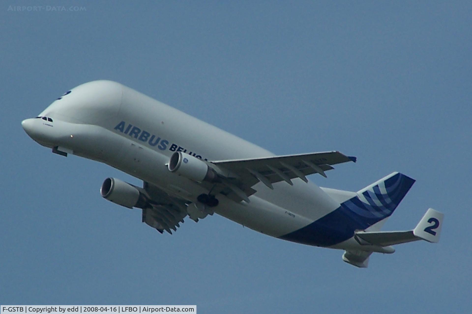 F-GSTB, 1996 Airbus A300B4-608ST Super Transporter C/N 751, NUMBER TWO