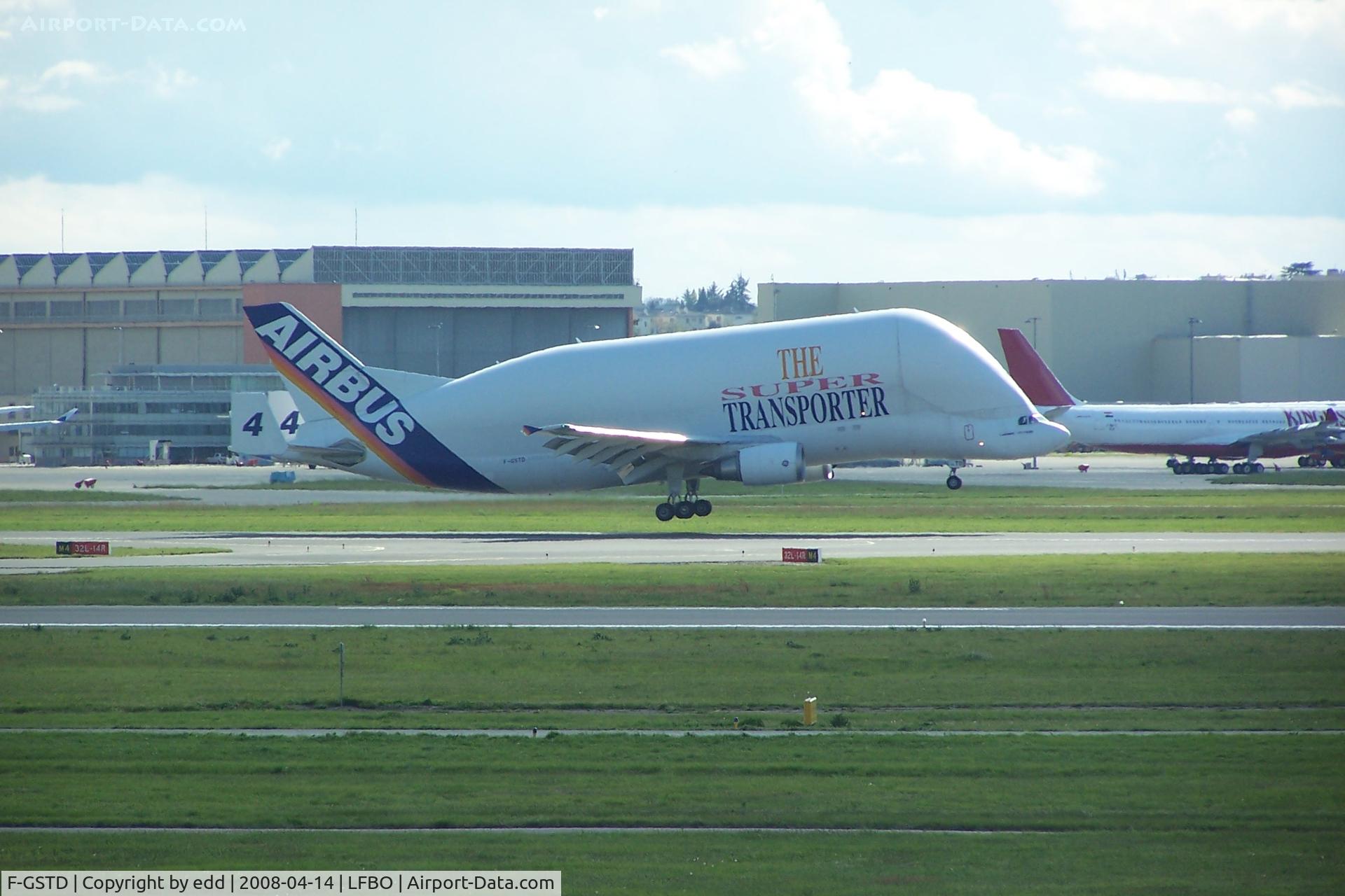 F-GSTD, 1998 Airbus A300B4-608ST Beluga C/N 776, NUMBER FOR STILL IN THE OLD COLOURS