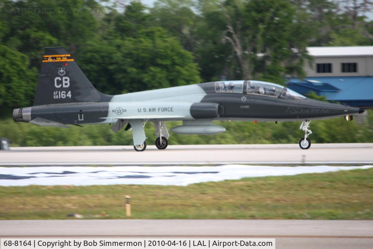 68-8164, 1968 Northrop T-38C Talon C/N T.6169, Arriving at Lakeland, FL during Sun N Fun 2010.