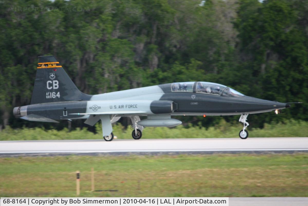 68-8164, 1968 Northrop T-38C Talon C/N T.6169, Arriving at Lakeland, FL during Sun N Fun 2010.