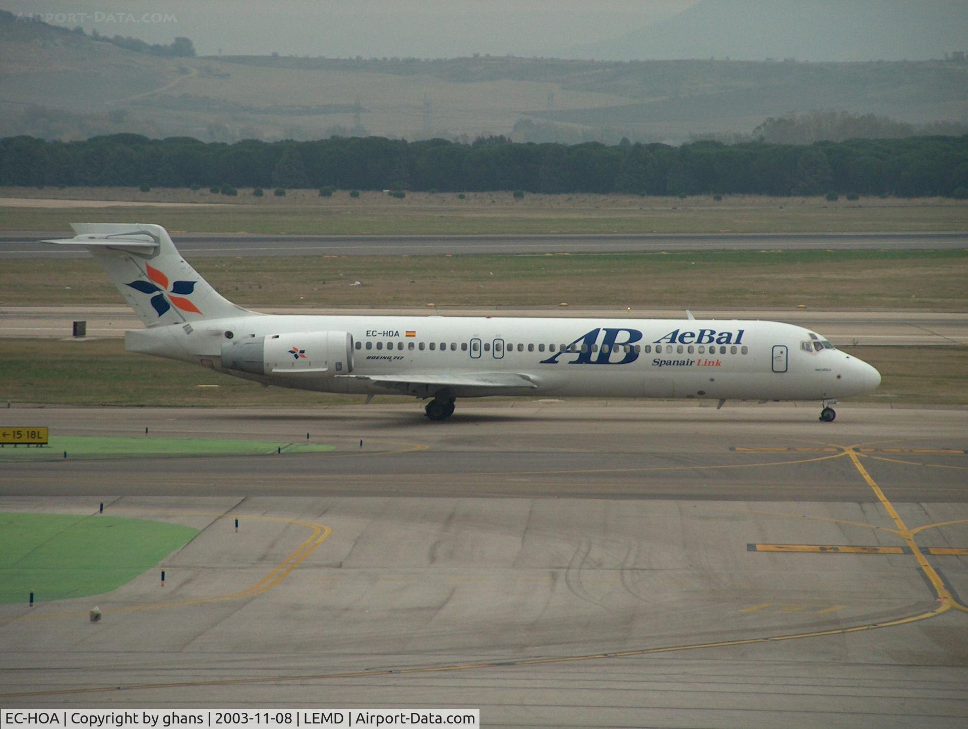 EC-HOA, 2000 Boeing 717-2CM C/N 55061, Aebal 717