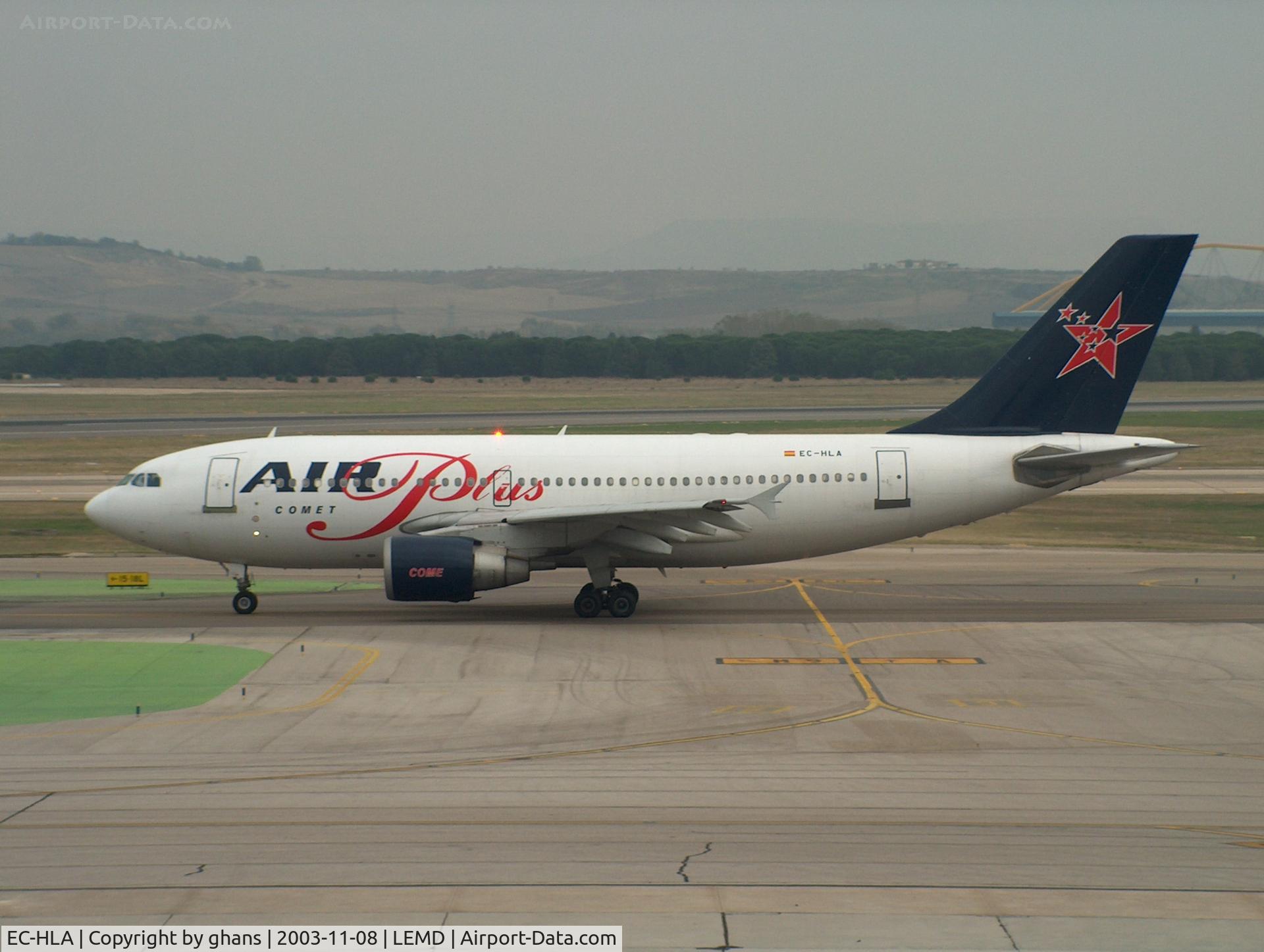EC-HLA, 1988 Airbus A310-304 C/N 489, Air Plus is no longer operative