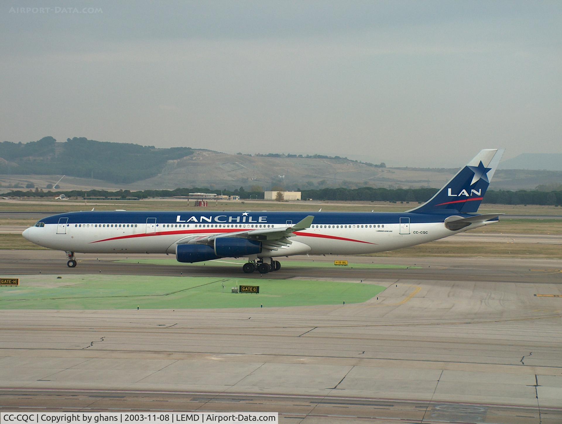 CC-CQC, 2000 Airbus A340-313X C/N 363, Nice colors for the Lanchile