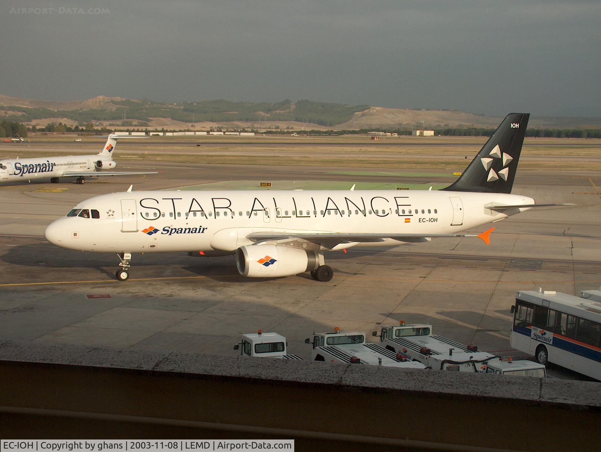 EC-IOH, 2003 Airbus A320-232 C/N 1998, Star Alliance Spanair