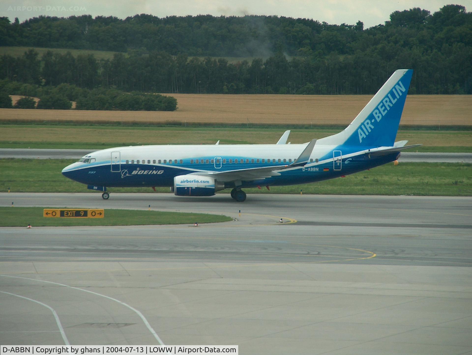 D-ABBN, 2004 Boeing 737-76Q C/N 30293, Dreamliner colors