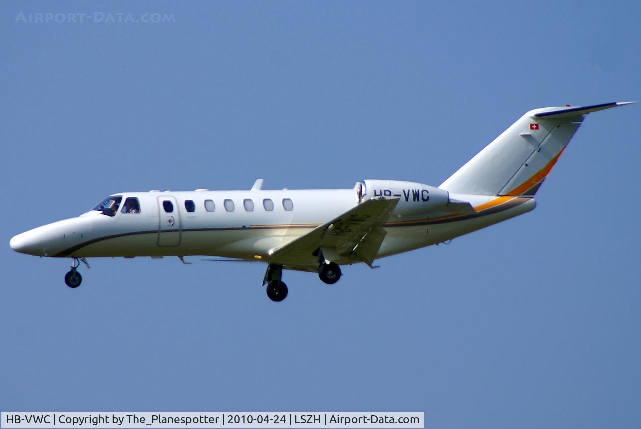 HB-VWC, 2008 Cessna 525B CitationJet CJ3 C/N 525B-0272, Flying for Swiss International