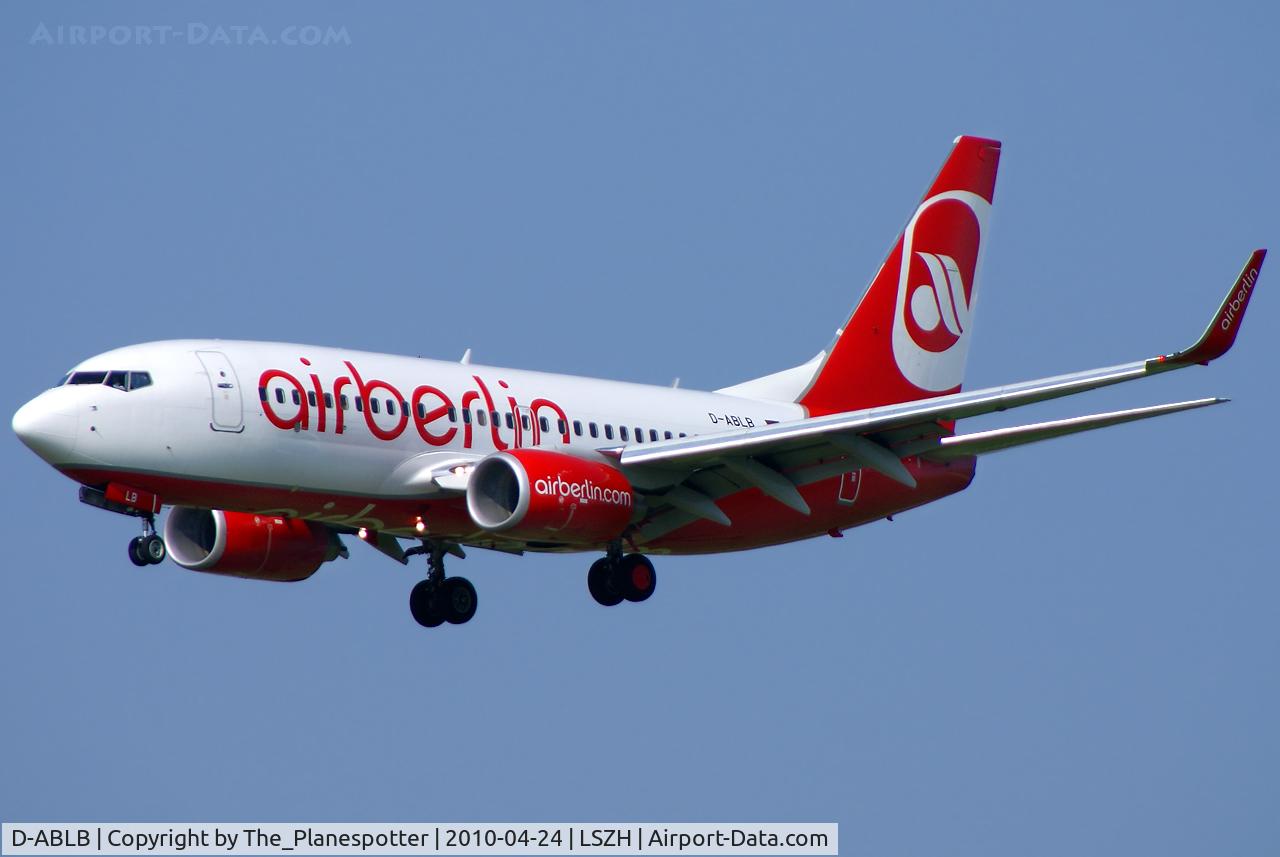 D-ABLB, 2008 Boeing 737-76J C/N 36115, Love the Winglets on those Boeing Shorties.