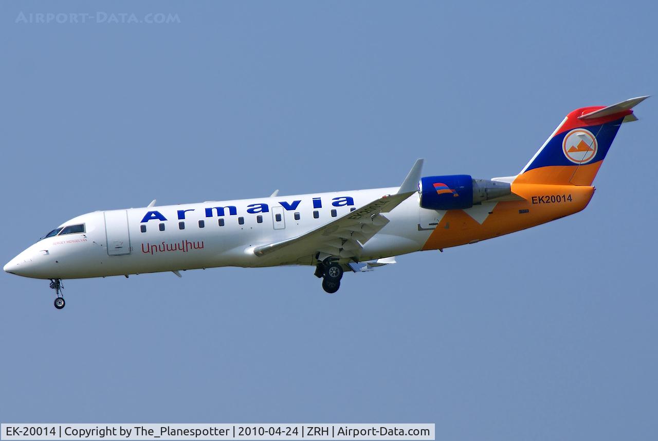 EK-20014, 1998 Canadair CRJ-100LR (CL-600-2B19) C/N 7282, Ex Lufthansa Cityline CRJ200