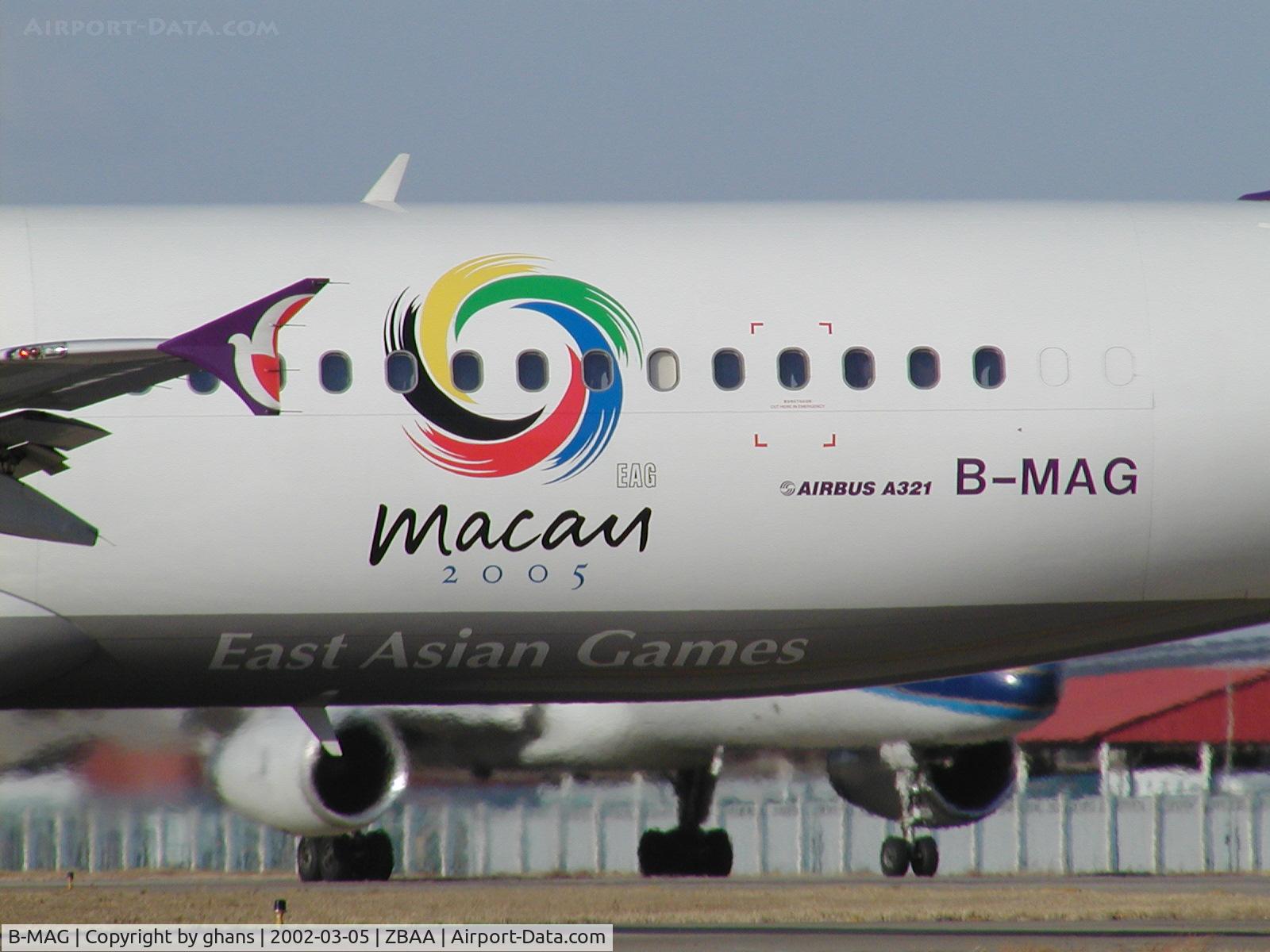B-MAG, 1996 Airbus A321-131 C/N 631, Macau 2005 East Asian Games