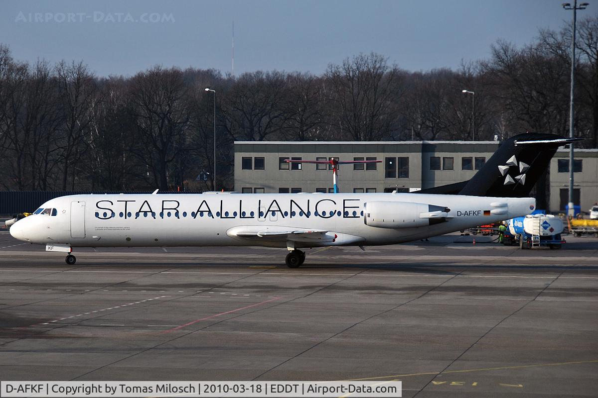 D-AFKF, 1994 Fokker 100 (F-28-0100) C/N 11470, Contact Air