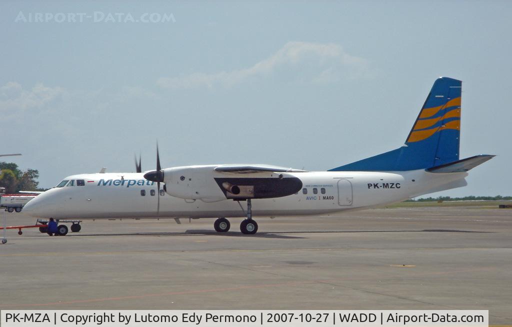 PK-MZA, 2007 Xian MA-60 C/N 0407, Merpati Nusantara Airlines