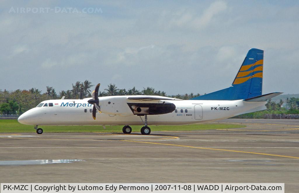 PK-MZC, 2007 Xian MA-60 C/N 0409, Merpati Nusantara Airlines