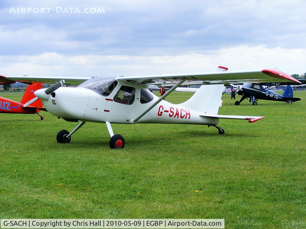 G-SACH, 2002 Stoddard-Hamilton Glastar C/N PFA 295-13088, at the Great Vintage Flying Weekend