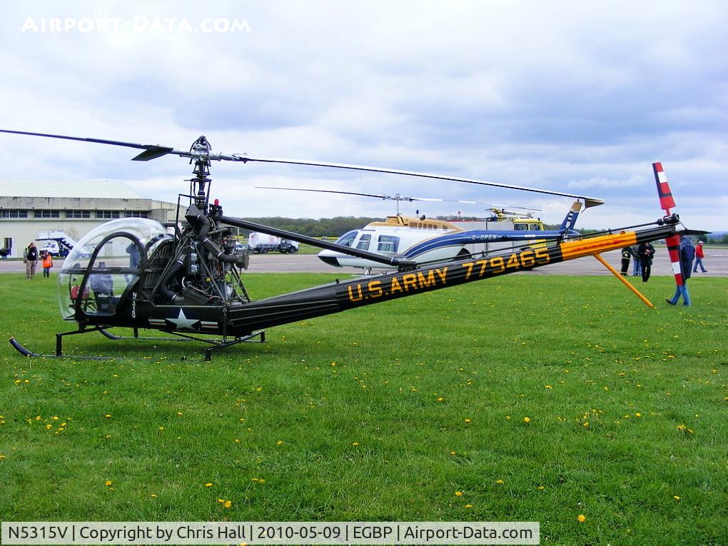 N5315V, 1956 Hiller UH-12C C/N 757, at the Great Vintage Flying Weekend