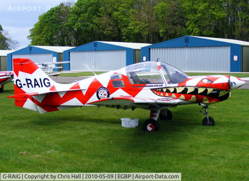 G-RAIG, 1972 Scottish Aviation Sk.61D Bulldog C/N BH100/146, at the Great Vintage Flying Weekend
