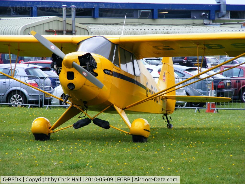 G-BSDK, 1941 Piper J-5A Cub Cruiser Cub Cruiser C/N 5-175, at the Great Vintage Flying Weekend