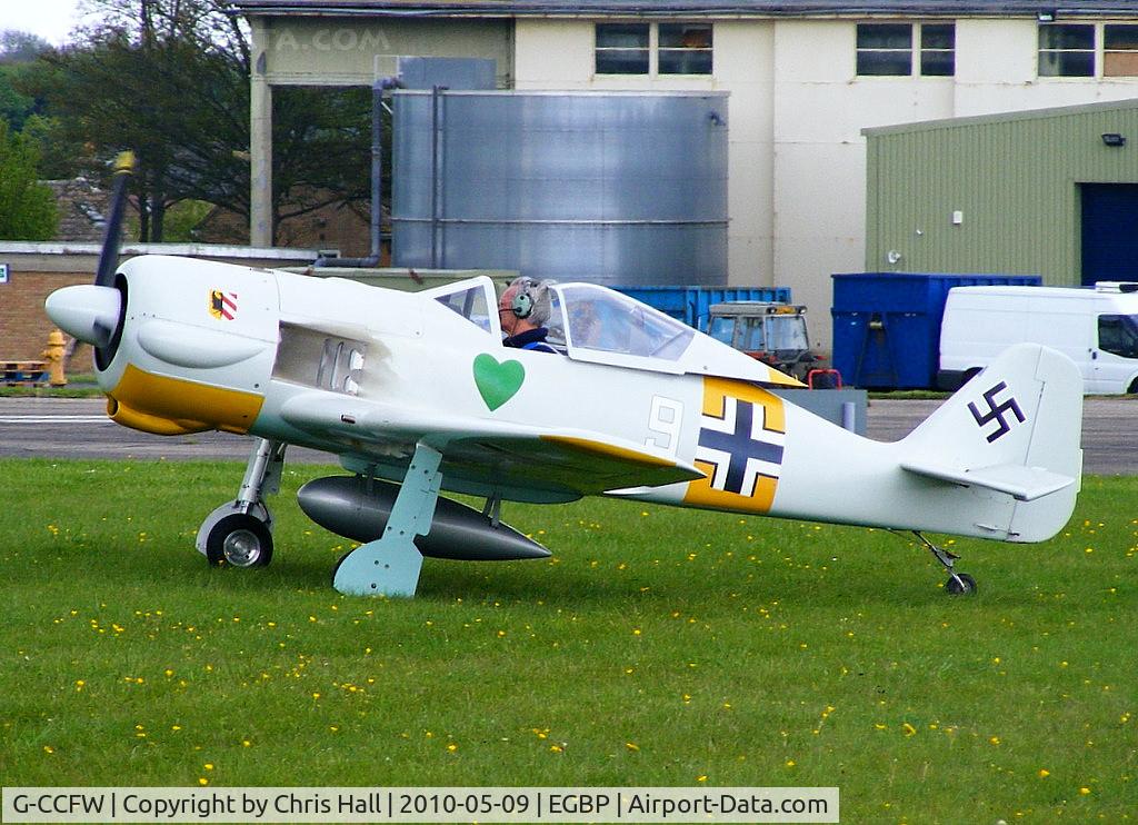 G-CCFW, 2003 WAR Focke-Wulf 190 C/N PFA 081-12729, at the Great Vintage Flying Weekend