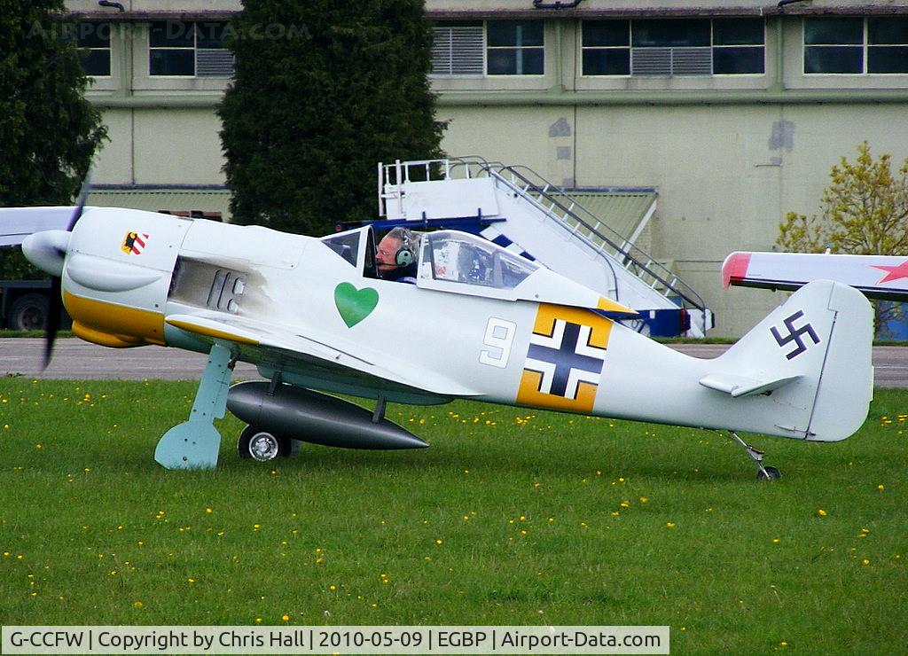 G-CCFW, 2003 WAR Focke-Wulf 190 C/N PFA 081-12729, at the Great Vintage Flying Weekend