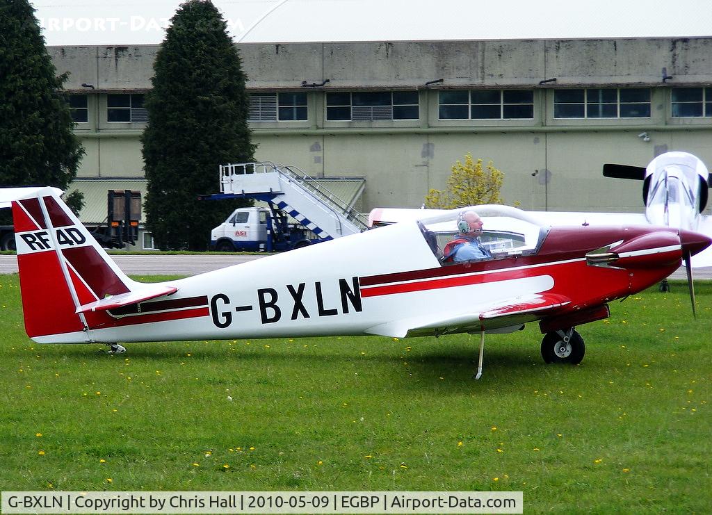 G-BXLN, 1967 Sportavia-Putzer Fournier RF-4D C/N 4022, at the Great Vintage Flying Weekend