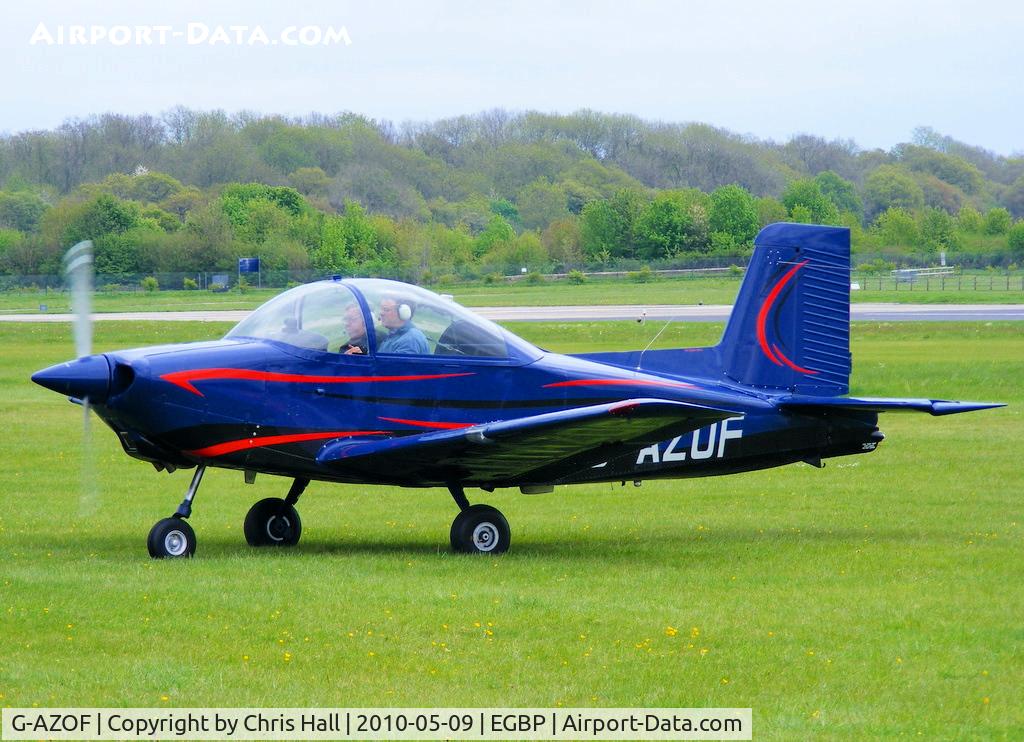G-AZOF, 1972 AESL Glos-Airtourer Super 150/T5 C/N A549, at the Great Vintage Flying Weekend