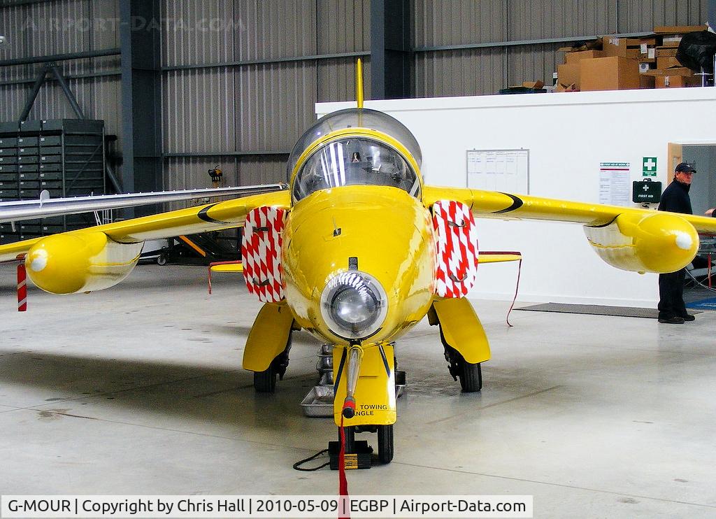 G-MOUR, 1964 Hawker Siddeley Gnat T.1 C/N FL596, at the Great Vintage Flying Weekend