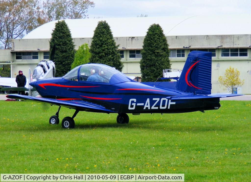 G-AZOF, 1972 AESL Glos-Airtourer Super 150/T5 C/N A549, at the Great Vintage Flying Weekend