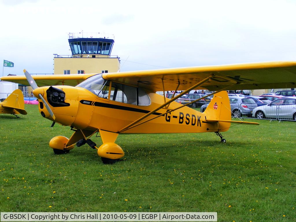 G-BSDK, 1941 Piper J-5A Cub Cruiser Cub Cruiser C/N 5-175, at the Great Vintage Flying Weekend