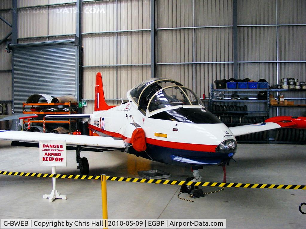 G-BWEB, 1971 BAC 84 Jet Provost T.5A C/N EEP/JP/1044, at the Great Vintage Flying Weekend