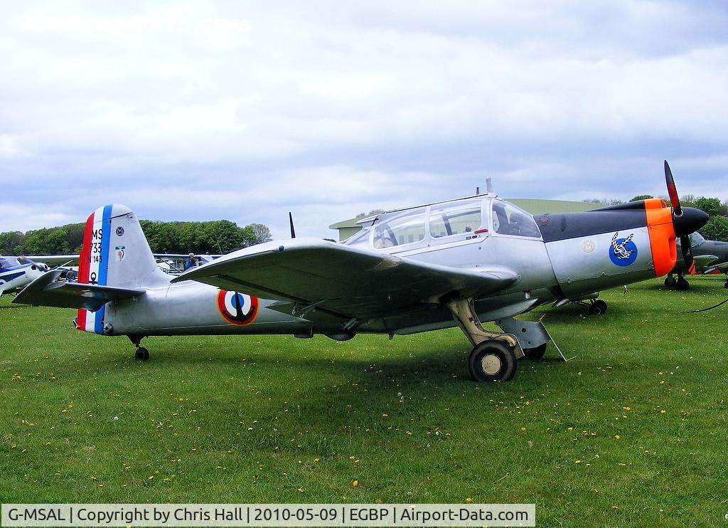 G-MSAL, 1956 Morane-Saulnier MS-733 Alcyon C/N 143, at the Great Vintage Flying Weekend