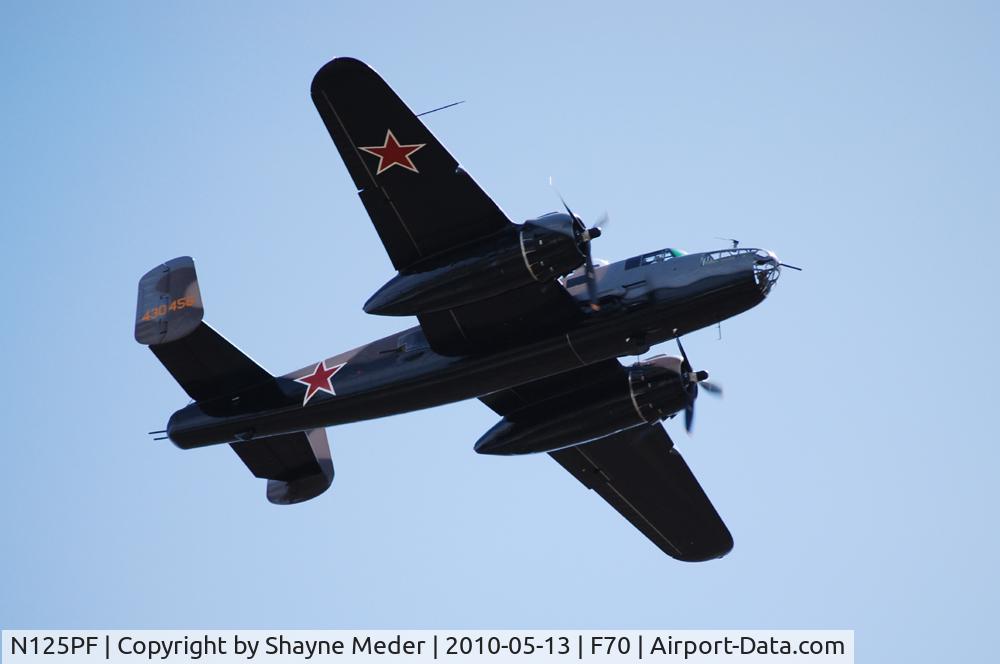 N125PF, 1944 North American B-25J Mitchell Mitchell C/N 108-33731, Flew into French Valley Airport Murrieta Ca