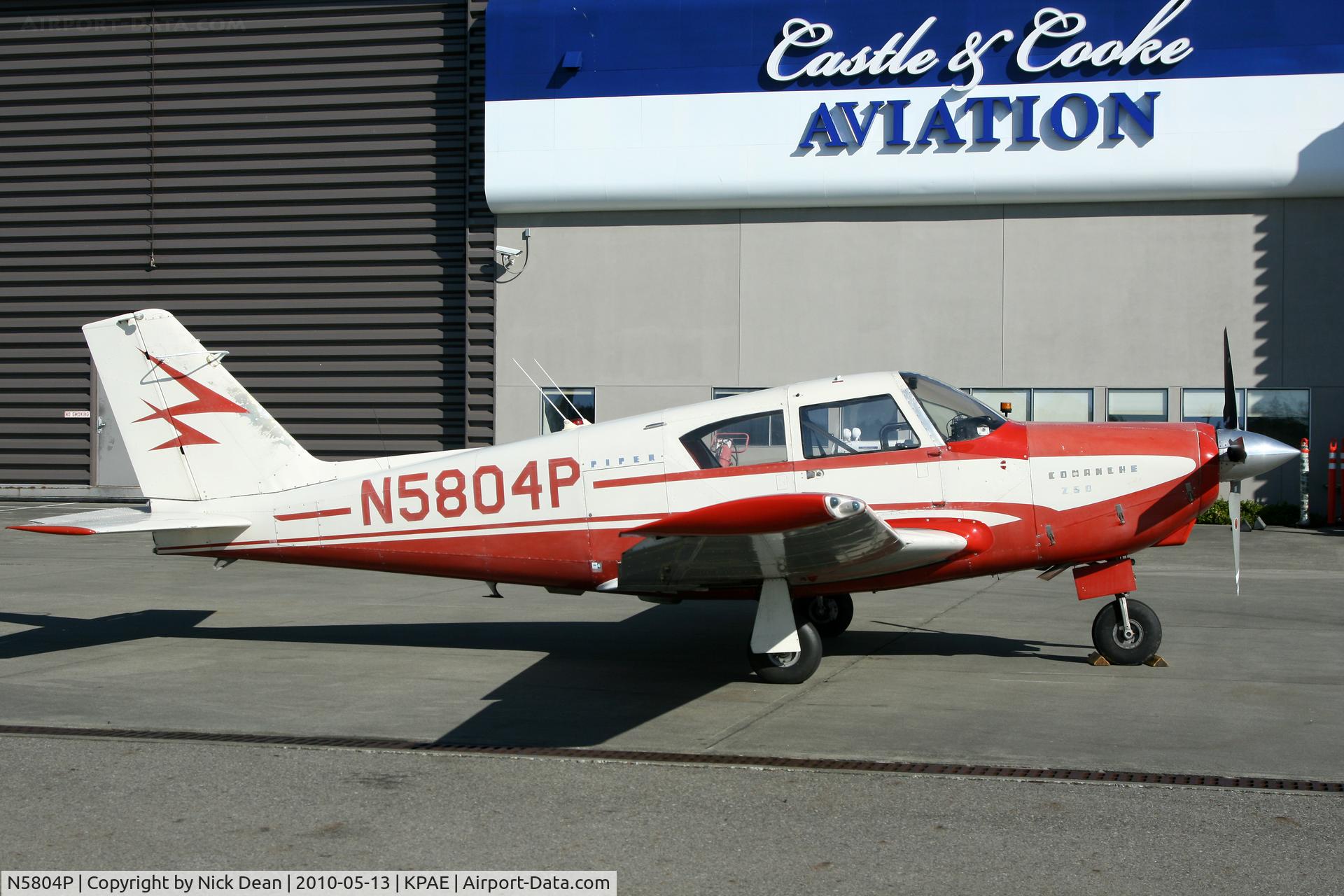 N5804P, 1959 Piper PA-24-250 Comanche C/N 24-884, KPAE