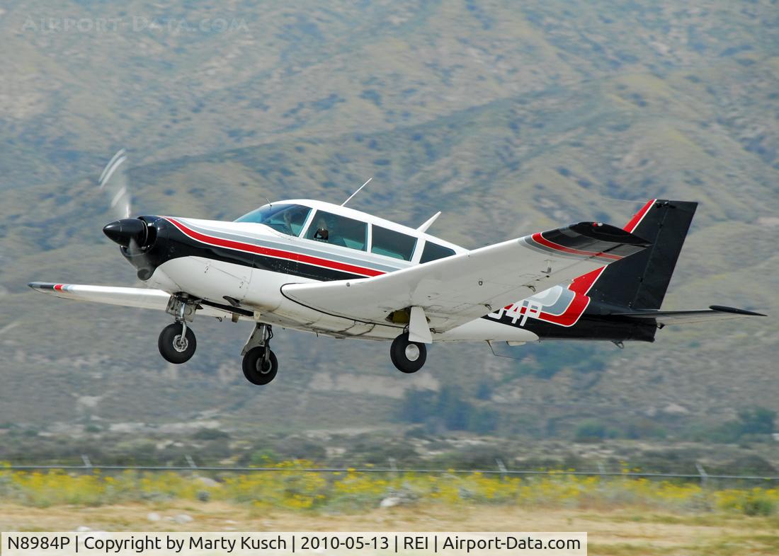 N8984P, 1966 Piper PA-24-260 Comanche C/N 24-4443, Departing Runway 26
