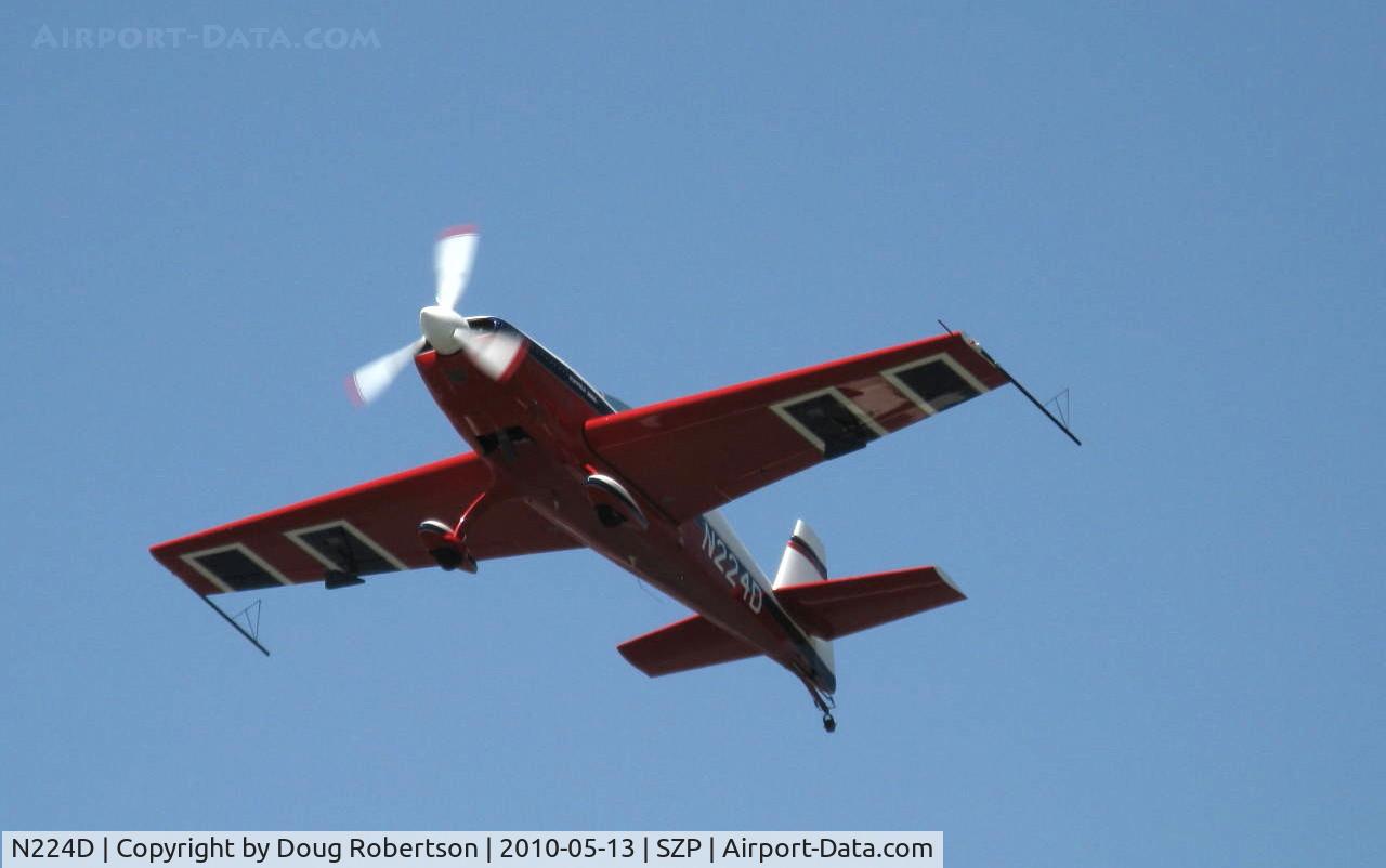 N224D, 1996 Extra EA-300/L C/N 028, 1996 EXTRA Flugzeugbau Gmbh EA 300/L, Lycoming AEIO-540-L1B5 300 Hp, takeoff climb Rwy 22