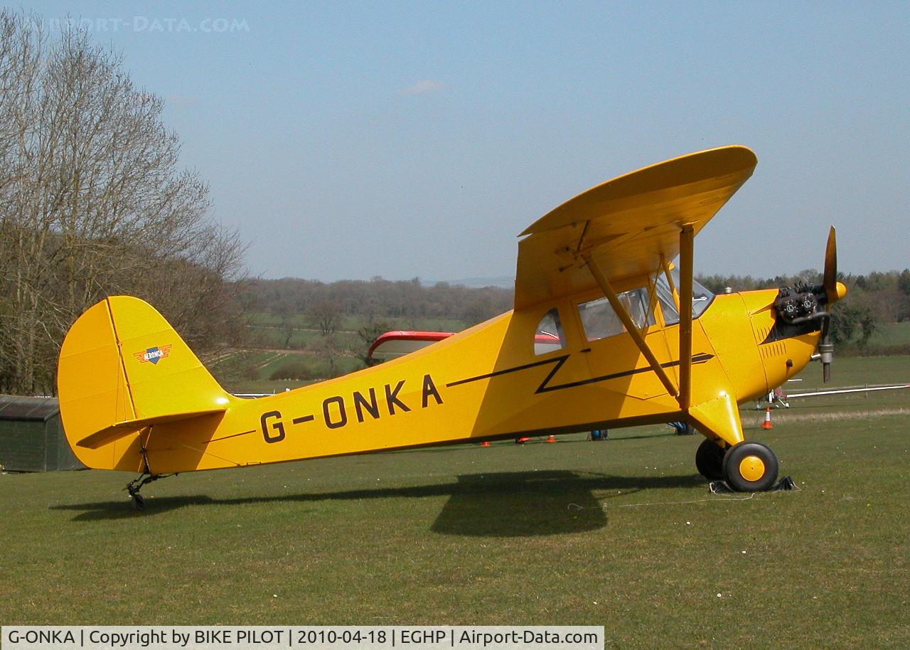 G-ONKA, 1938 Aeronca K C/N K283, I BELEIVE THIS IS THE ONLY AERONCA K IN THE UK