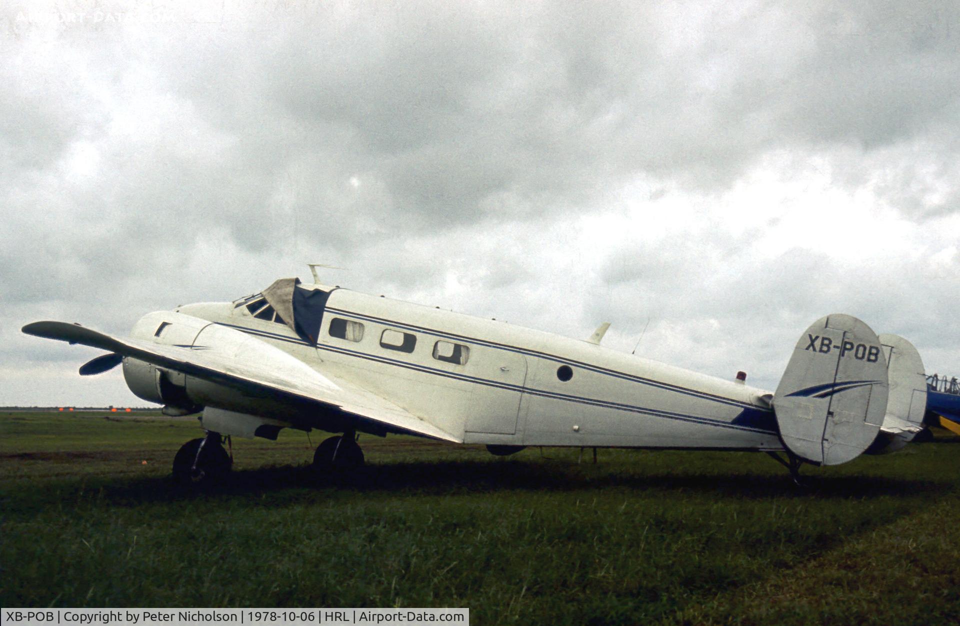 XB-POB, 1946 Beech D18S C/N A-177, Later to join the US civil register, this Beech D18S at the 1978 Confederate Air Force's Harlingen Airshow is now flown in RAF markings.