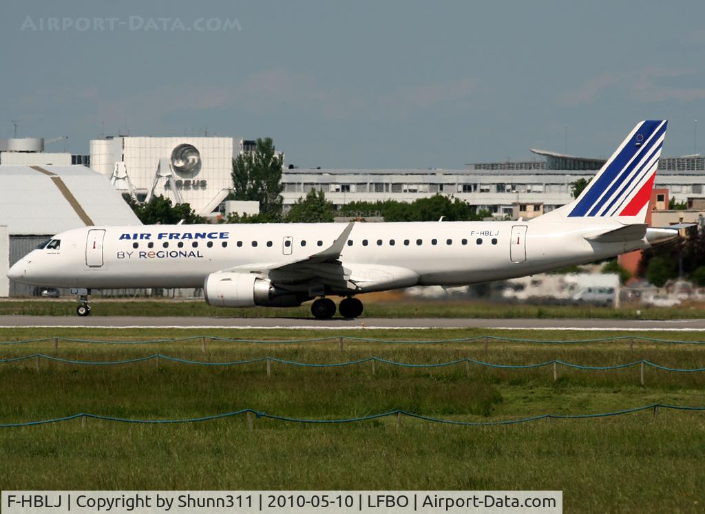 F-HBLJ, 2009 Embraer 190AR (ERJ-190-100IGW) C/N 19000311, Ready for take off rwy 32R