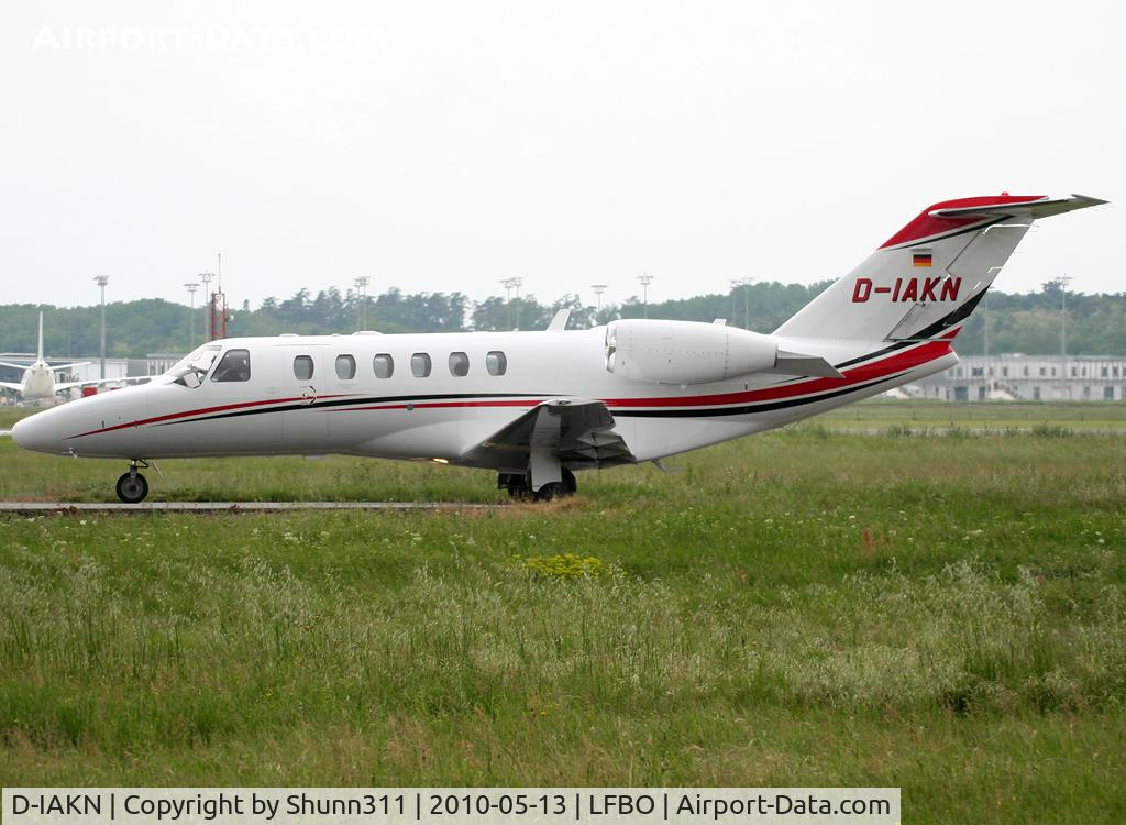 D-IAKN, 2007 Cessna 525A CitationJet CJ2+ C/N 525A-0367, Taxiing to the General Aviation area...