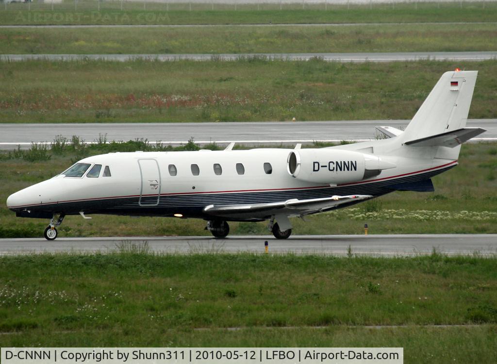 D-CNNN, 2008 Cessna 560XL Citation XLS C/N 560-5786, Taxiing to the General Aviation area...
