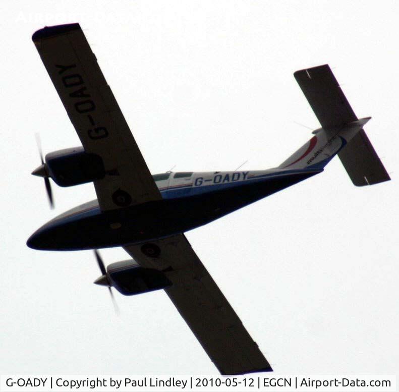 G-OADY, 1978 Beech 76 Duchess C/N ME-56, Training in the overhead as 'Exam08'