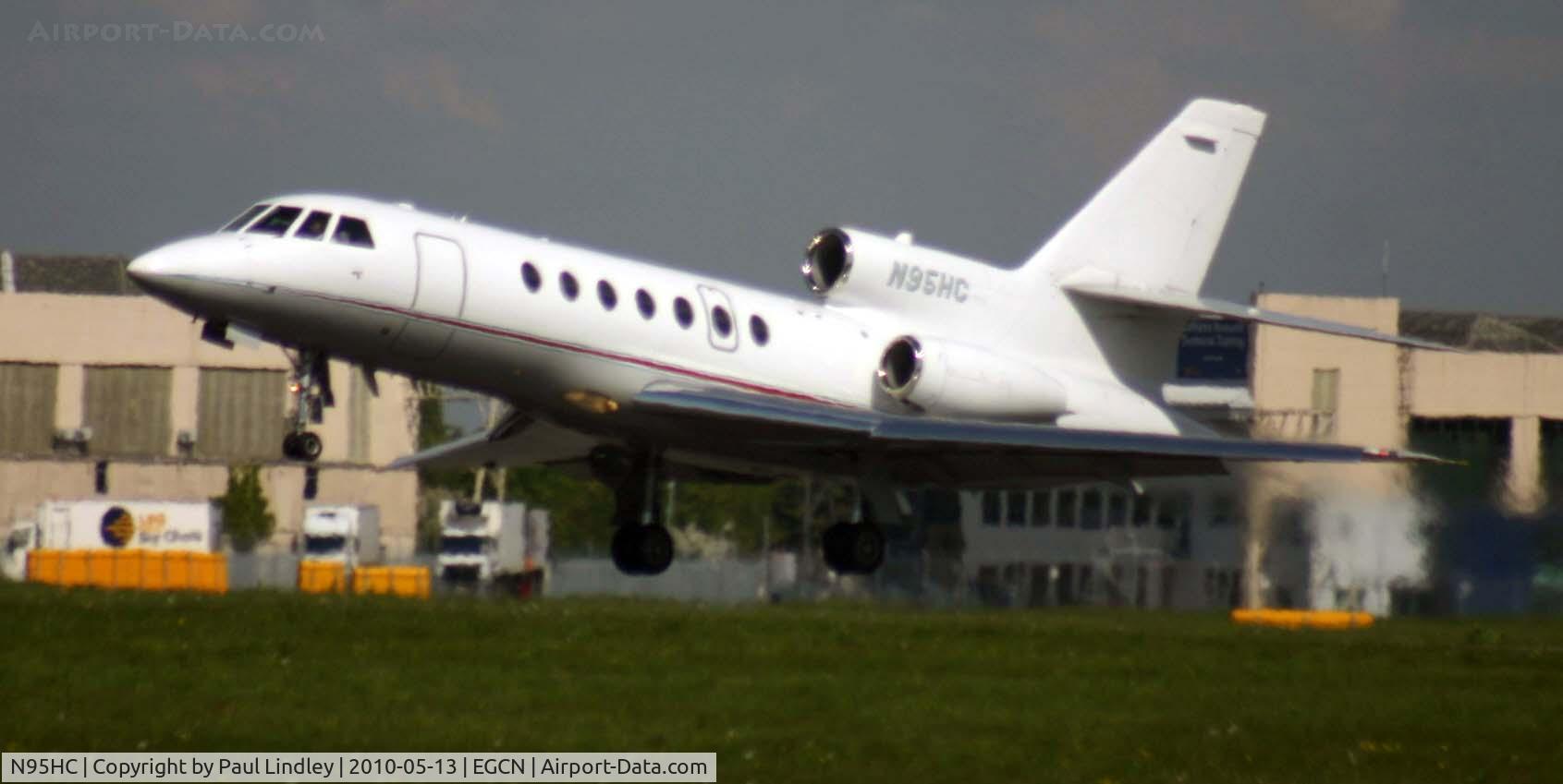 N95HC, 1994 Dassault Falcon 50 C/N 244, Making a sprightly departure !