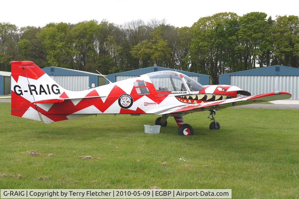 G-RAIG, 1972 Scottish Aviation Sk.61D Bulldog C/N BH100/146, Colourful based Bulldog at Kemble