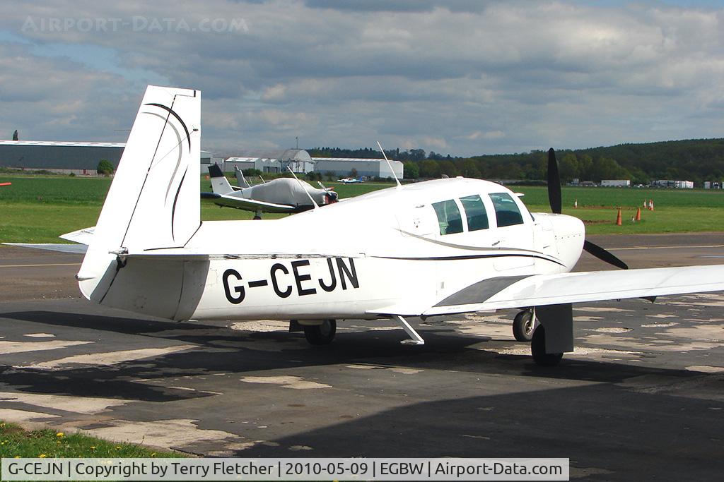 G-CEJN, 1966 Mooney M20F Executive C/N 670216, 1966 Mooney Aircraft Corporation MOONEY M20F at Wellesborne
