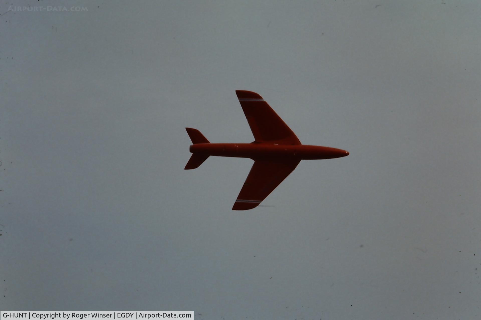G-HUNT, 1956 Hawker Hunter F.51 C/N 41H-680277, At RNAS Yeovilton Naval Air Day . Year to be confirmed