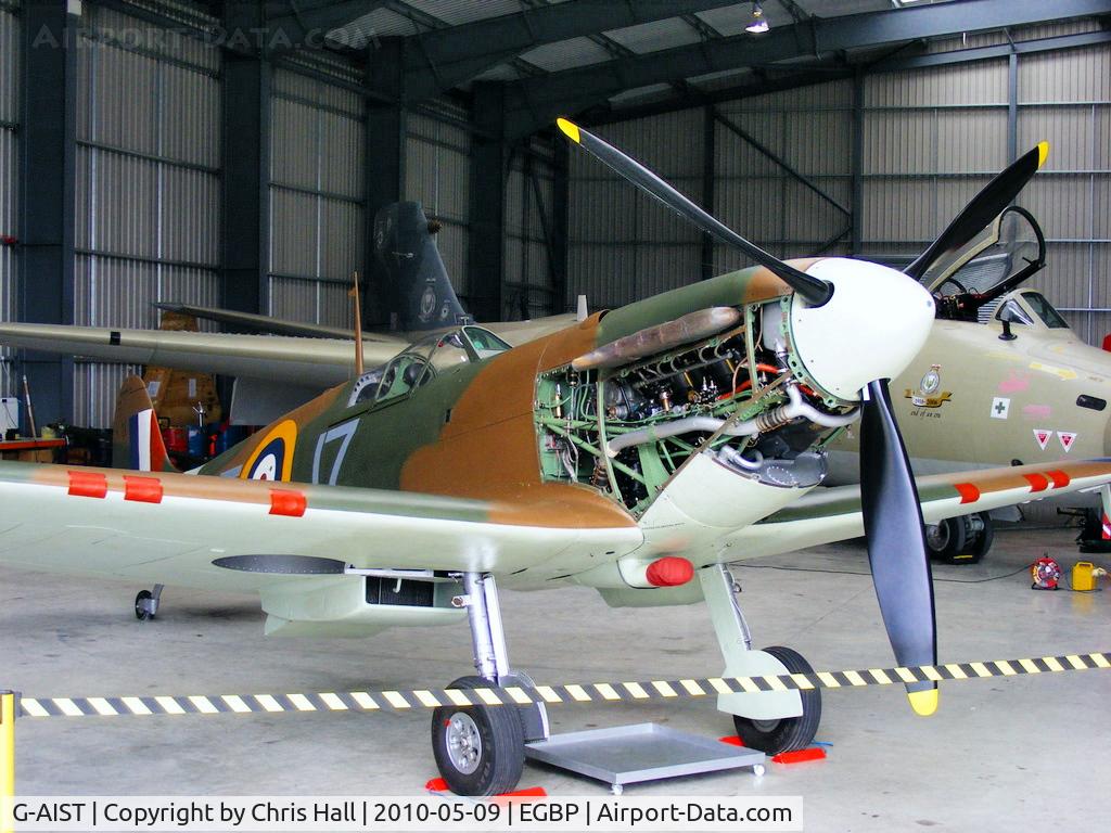 G-AIST, 1941 Supermarine 300 Spitfire Mk1A C/N WASP/20/2, at the Great Vintage Flying Weekend