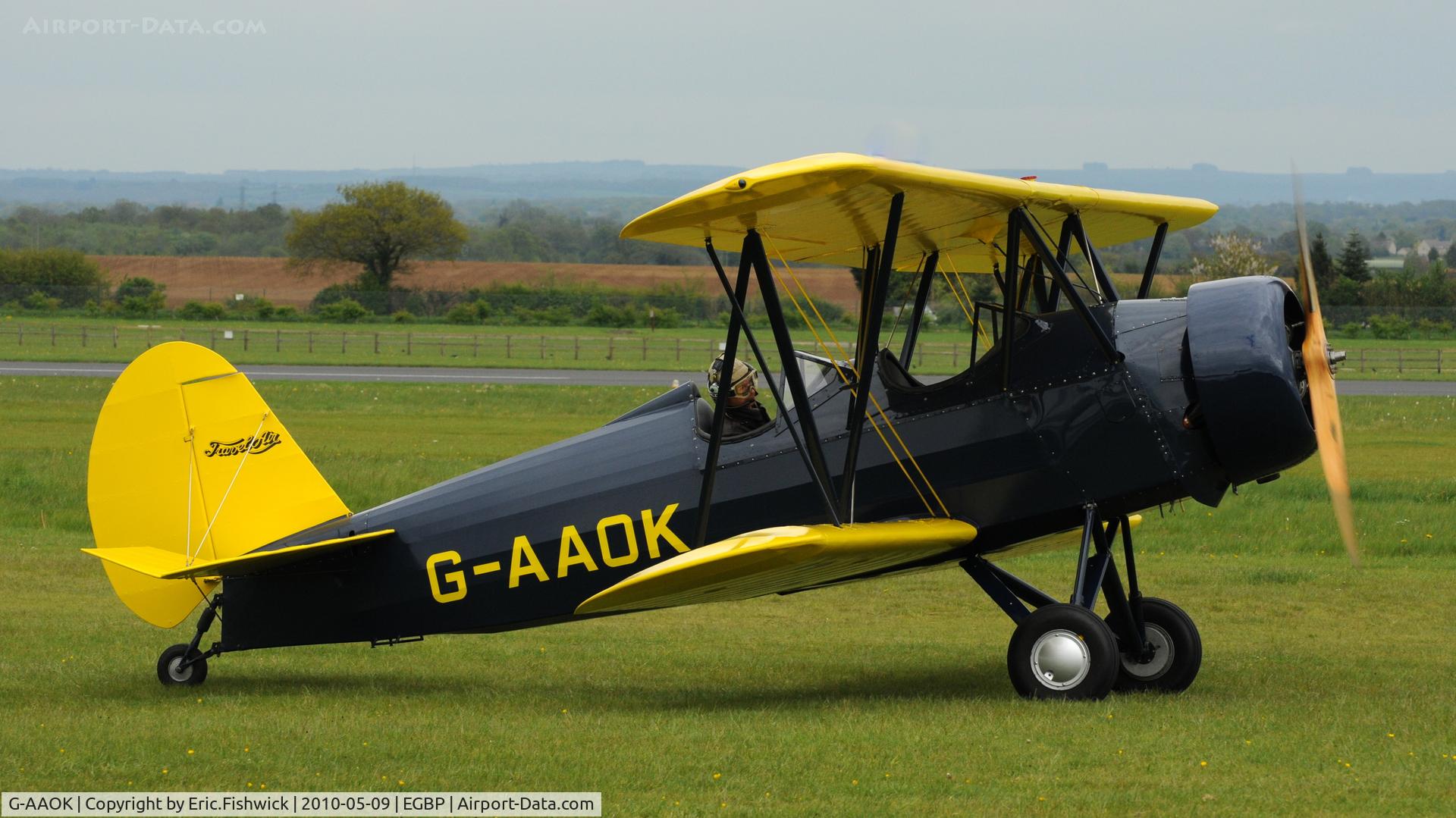 G-AAOK, 1929 Curtiss-Wright Travel Air 12Q C/N 2026, 2. G-AAOK at Kemble Airport (Great Vintage Flying Weekend)