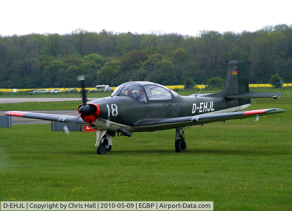 D-EHJL, Focke-Wulf FWP-149D C/N 45, at the Great Vintage Flying Weekend