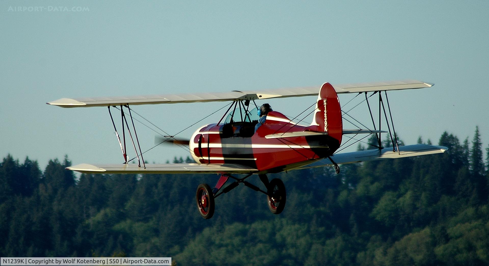 N1239K, 2002 Knutson David J DK1 C/N 001, in flight