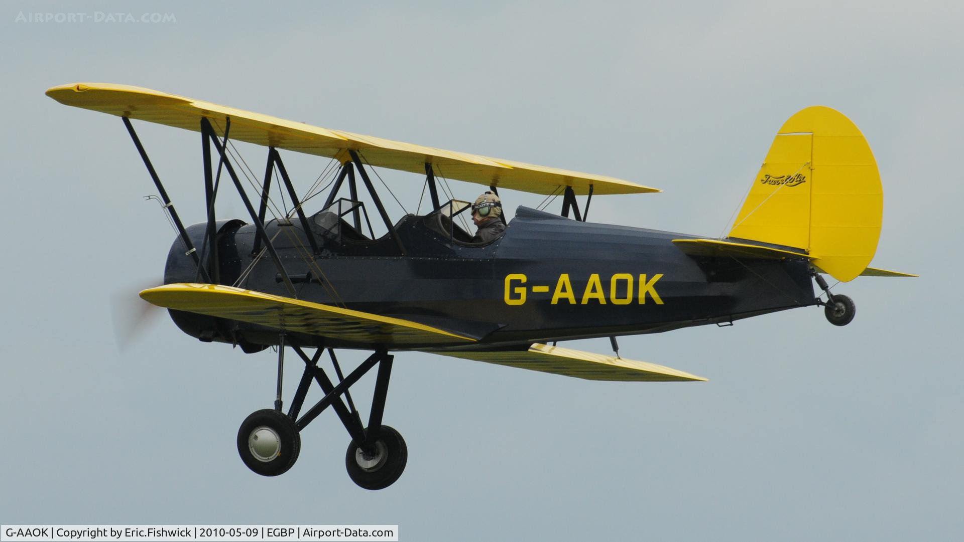 G-AAOK, 1929 Curtiss-Wright Travel Air 12Q C/N 2026, 4. G-AAOK at Kemble Airport (Great Vintage Flying Weekend)